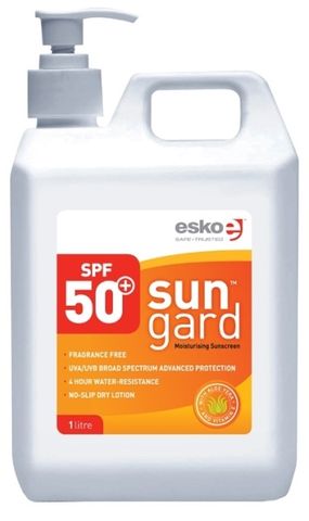 SUNSCREEN SUNGARD SPF50 PUMP BOTTLE 1LITRE