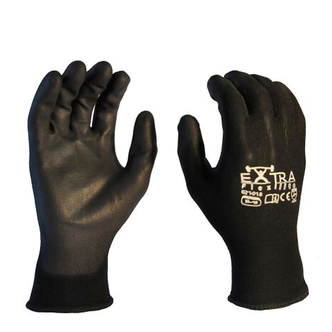 SAFE-T-TEC EXTRA FLEX LITE BLACK PU COAT