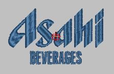 ASAHI LOGO EMBROIDERY