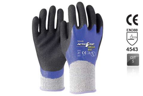 APEX CUT-5 WATERPROOF PAIR ACTIVE GRIP O