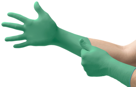 GLOVES ANSELL MICROFLEX CHEMICAL PROTECTION DISPOSABLE BX 50