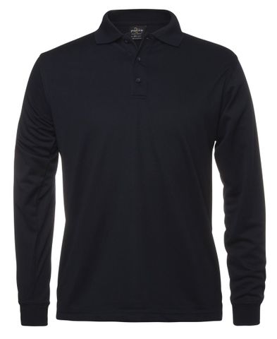 JB'S LONG SLEEVE BLACK POLO