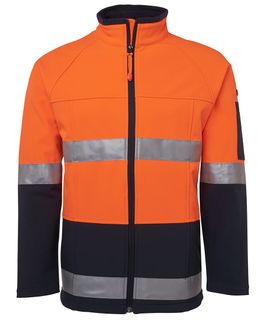 WORKWEAR JBS WEAR HIVIS SOFT SHELL TAPED JACKET