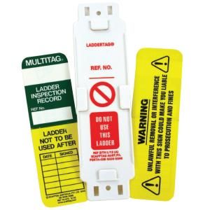 SIGN SCAFFTAG TAG LADDER KIT 1 10 HOLDER 10 INSERTS (Y597727)