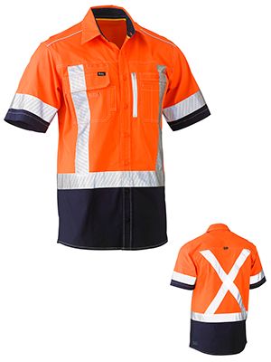 BISLEY FLEX & MOVE UNI TAPED SHIRTS S/S