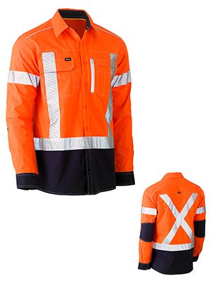 BISLEY FLEX & MOVE UNI TAPED SHIRTS L/S