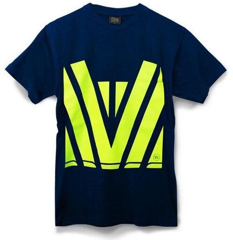 HI VIS TEE WITH STRIPES