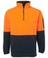 WORKWEAR JBS WEAR POLAR FLEECE HIVIS DAY ONLY 1/2 ZIP EACH