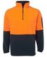 WORKWEAR JBS WEAR POLAR FLEECE HIVIS DAY ONLY 1/2 ZIP EACH