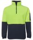 WORKWEAR JBS WEAR POLAR FLEECE HIVIS DAY ONLY 1/2 ZIP EACH