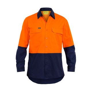 WORKWEAR BISLEY X FLOW RIPSTOP HIVIS SHIRT EA