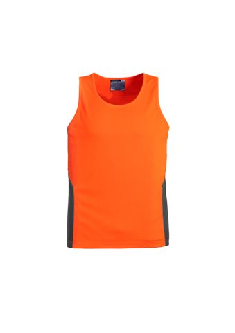 SYZMIK UNISEX HI VIS SQUAD SINGLET