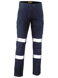 WORKWEAR BISLEY TAPED BIOMOTION STRETCH CARGO TROUSERS