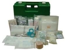 FIRST AID KIT 1-25 PERSON WALL MOUNTED PLASTIC EA
