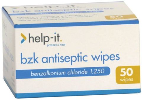 FIRST AID QSI ANTISEPTIC WIPES 50 BOX
