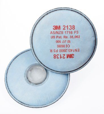 RESPIRATORY 3M GP2/GP3 OZONE & NUS OV/AG PARTICULATE FILTER PAIR