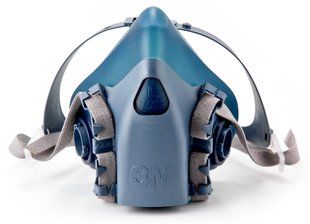 RESPIRATORY 3M SILICONE HALF MASK LARGE EACH