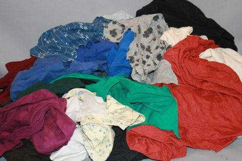 CLEANING DOONANS RAGS - 10KG COLOURED, COMPRESSED