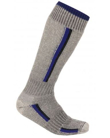 ACCESSORIES SOCKS BISON BLUETOP WOOL GREY/BLUE (TBTTS-FLE)