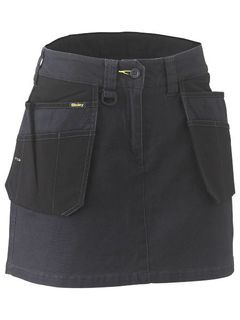 CLOTHING BISLEY FLEX & MOVE WOMENS SKORT STRETCH COTTON BLACK SZ6 EA