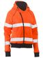 WORKWEAR BISLEY WOMENS TAPED HI VIS FLEECE JUMPER EA