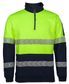 WORKWEAR JB'S 1/2 ZIP SEGMENTED TAPE FLEECY ORANGE/NAVY EACH