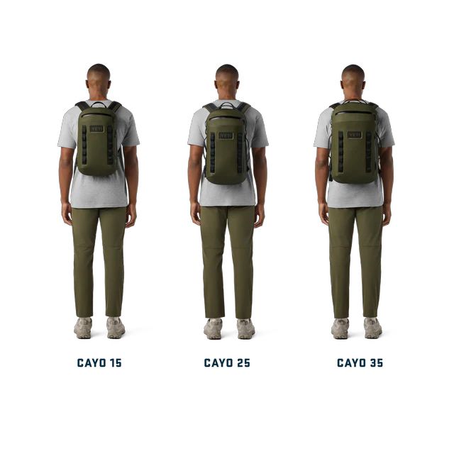 Yeti Cayo All-Weather Backpack 25L Size Guide