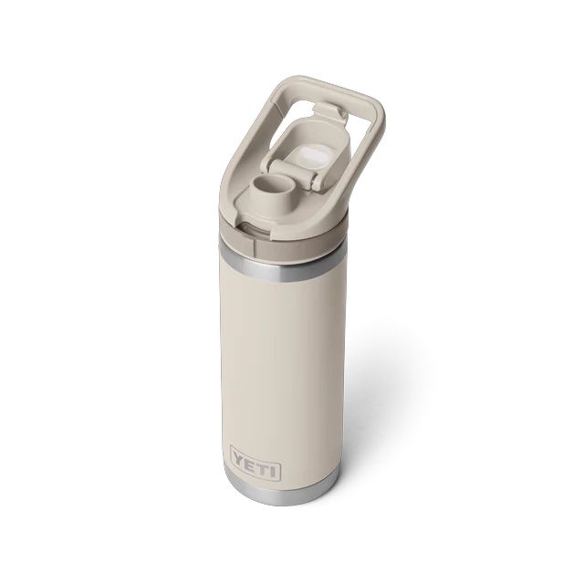 Yeti Rambler 18oz Bottle with Flip Chug Cap Open