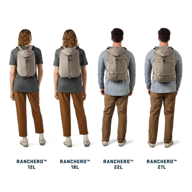 Yeti Ranchero 27L Backpack Size Guide