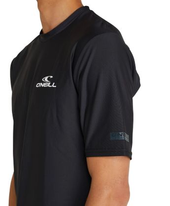 O'Neill Reactor UV Short Sleeve Rash Vest - Black