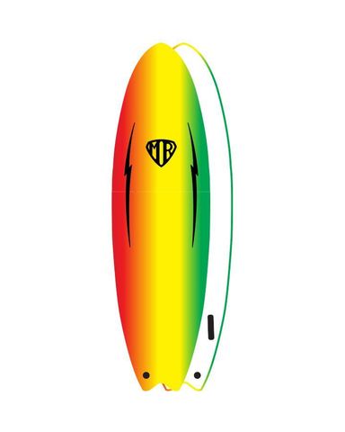 O&E Mark Richards  Ezi-rider Twin Fin - Rasta