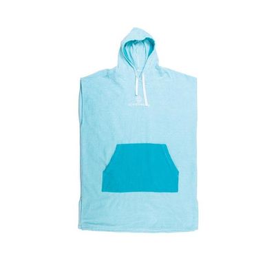 O&e Ladies Daydream  Hooded Poncho Aqua