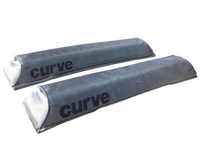 Curve Roof Aero Rack Pads Silver