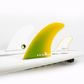 Fcs2 T&c Pg Twin+1 Xl Yellow Fade Fins