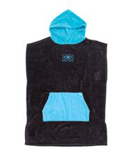 O&e Youth Hooded Poncho - Black