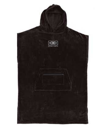 O&e Corp Men's Hooded Poncho - Black