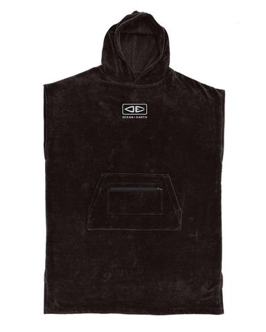 O&e Corp Men's Hooded Poncho - Black