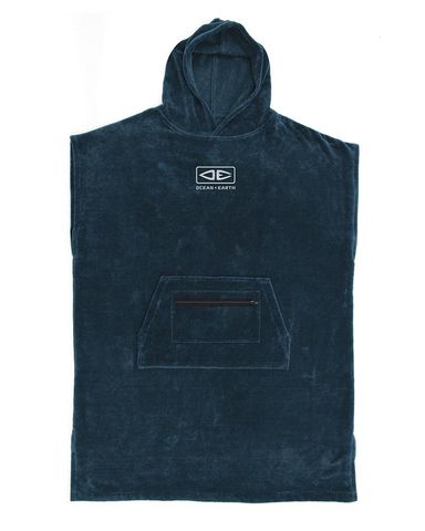 O&e Corp Men's Hooded Poncho - Navy