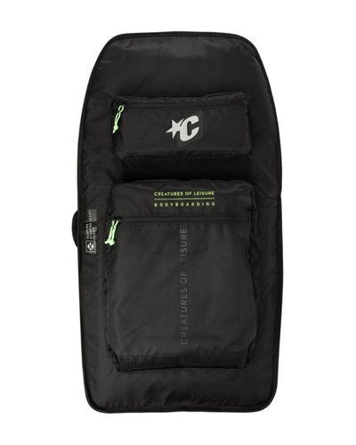 Creatures Bodyboard Double Black/citrus