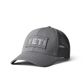 Yeti Trucker Hat Gray On Gray Patch