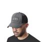 Yeti Trucker Hat Gray On Gray Patch