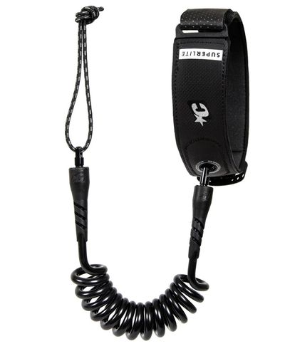 Creatures Superlite Bodyboard Bicep Leash - Black Silver