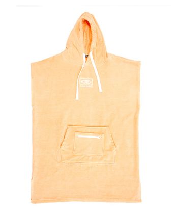 O&e Ladies Honey Hooded Poncho - Peach