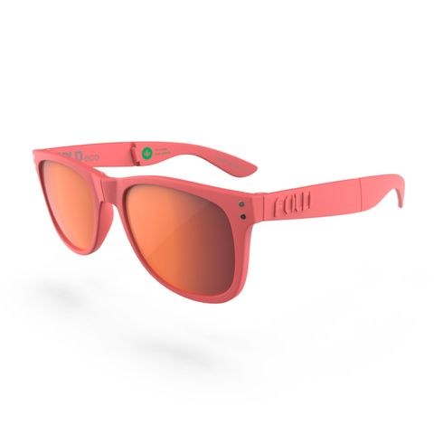 Fold Eco Sunglasses Coral Red
