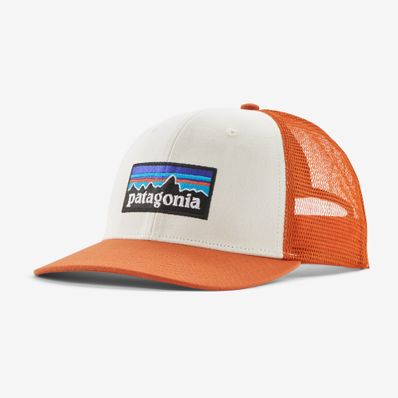 Patagonia P-6 Logo Trucker Hat W/red Tai