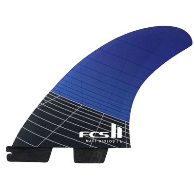 FCS2 Matt Biolos Tri Fin Set - Blue