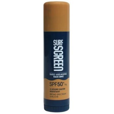 SurfScreen Tinted Face Zinc Stick 50+SPF