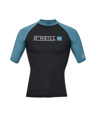 O'neill Reactor S/s Rash Tee Blk/dt M