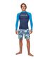 Oneill Reactor Uv Ls Rash Tee Nvy/r M