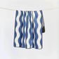 Slowtide Stripe Picnic Blanket Deep Pool